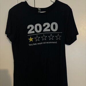 2020 One Star Do Not Recommend Graphic T-Shirt